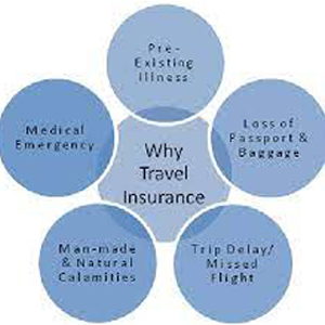 Why is it important to have health and travel insurance while travelling as an international student